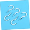 Ciieeo Sturdy 100pcs Metal Ceiling Hooks 5.5cm Long Cup Screw