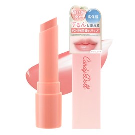CandyDoll Candy Doll, Produced by Tsubasa Masuwaka, Moisturizing Lipstick, Peach Latte Grow (Peach Color, Mucous Membrane Color, Moisturizing, Lustrous Sensation, Transparent, Peach, Lip Care, Sheer