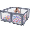Baby Playpen for Indoor&Outdoor Playard Kids Activity Center with Gate,