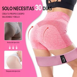 EDECOR 4 Pack Bandas de Resistencia, Bandas Elásticas Fitness, Ligas Elásticas de Látex Natural Multifuncional, para Yoga Pilate Crossfit Ejercicios e