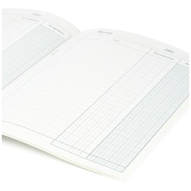 König & Ebhardt 8610191 Business Book / Cash Book (A5, Revenue/Expenses, 80 g/m², 40 Sheets Wire Binder)