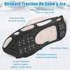 Ice Cleats Snow Traction Cleats Crampons for Boots Shoes, 24