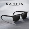 Carfia Retro Polarized Sunglasses for Men UV Protection Hand-crafted Acetate