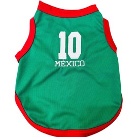 MAYPET Camiseta de México para Mascota Perro Talla Mediana Razas Pequeñas