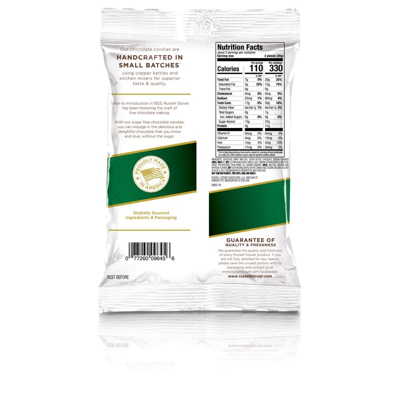 Russell Stover Sugar Free Butter Cream Caramels, 3 oz. Bag