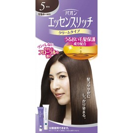 Paon Essence Rich Cream Type 5, Chestnut, 1.4 oz (40 g) + 1.4 oz (40 g)