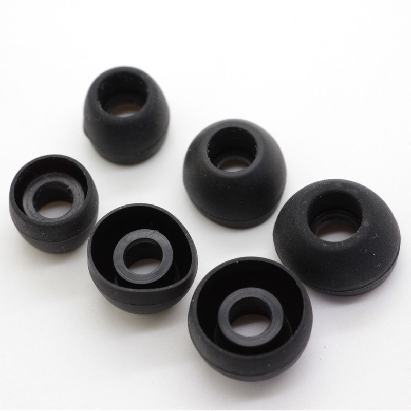 Zotech Replacement Eartips for Beats Earphones, 12 Pcs, Black (Powerbeats