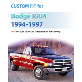 SKYLOTEC Dash Cover Mat Fit for Dodge RAM 1500 2500 3500 1994 1995 1996 1997 Accessories Dashboard Cover Pad Non-Slip Center Console Protector