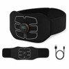 EMS Abdominal Toning Belt for Home Fitness – USB Rechargeable