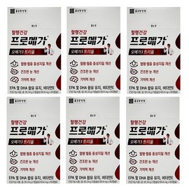 Chong Kun Dang Health Promega Omega 3 Triple Enteric Coated Capsules 654mg x 60 Capsules Renewal 6 Boxes / 종근당건강 프로메가 오메가3 트리플 장용성 캡슐 654mg x 60캡슐 리뉴얼 6박스