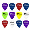 Guitar Picks with Storage Tin - 12 Gel Plectrums 0.46mm