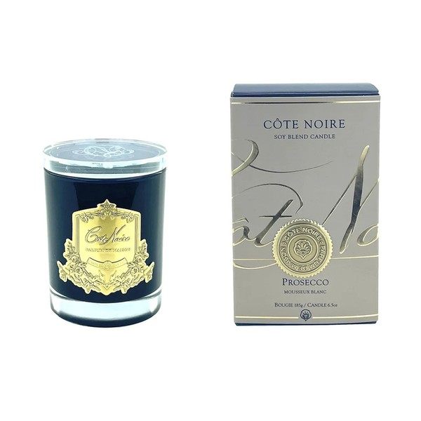 Cote Noire-Gold Badge Prosecco Soy Blend Candle 185g