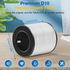 D10 Replacement Filter Compatible with Tailulu D10 Air Purifier, 3-in-1