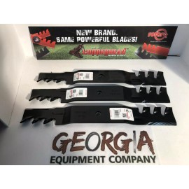 TORO/COPPERHEAD 3 USA MADE BLADES 50" TORO 110-6837-03 TIME CUTTER Z 50" CUT MULCHING BLADES