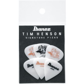 Tim Henson Signature Pick, Teardrop Shape, 1.13 mm, Polyacetal, Pink and White