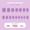 MOYOU LONDON Gel Press On Nails - Elegant Short Square