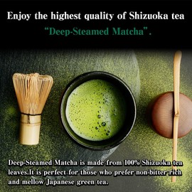 Matcha Powder, 2.4 oz (70 g), Shizuoka Tea, Deep Steamed Tea, Japanese Tea, Matcha, Confectionery, Tea, Catechin, Mail-bin Haruno Fujita-en