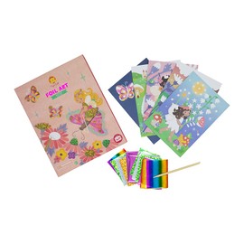Tiger Tribe Fairy Foil Art Set Kids Art Set