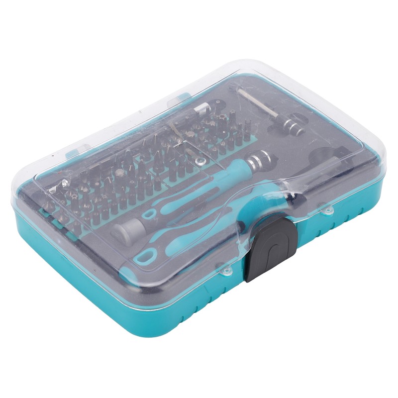 57Pcs Ratchet Screw Set Driver Bits with Socket Handle Manual
