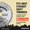FORESTER Carbide Tip Brush Cutter Blade - 8in x 32
