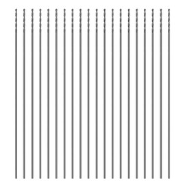 SALI - Brocas de extensión de cobalto para aeronaves 20 piezas, brocas de longitud 1/16"×6" para perforar en chapa metálica, acero inoxidable, aluminio, madera y cobre