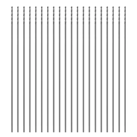 SALI - Brocas de extensión de cobalto para aeronaves 20 piezas, brocas de longitud 1/16"×6" para perforar en chapa metálica, acero inoxidable, aluminio, madera y cobre
