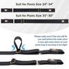WERFORU 4 Pack No Buckle Invisible Stretch Belt Buckle-Free Elastic