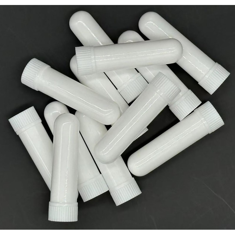 ZIOJOVK 12 Sets Essential Oil Aromatherapy Tubes Inhaler Sticks Blank