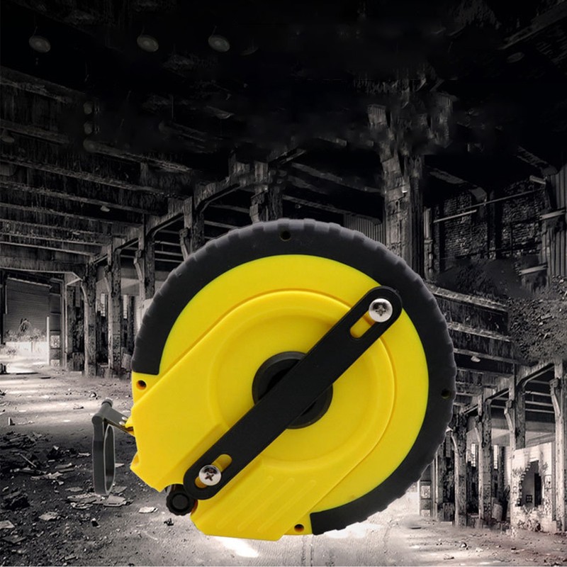 Circular Tape Measure Round Disc Steel Ruler Plastic Shell Accurate