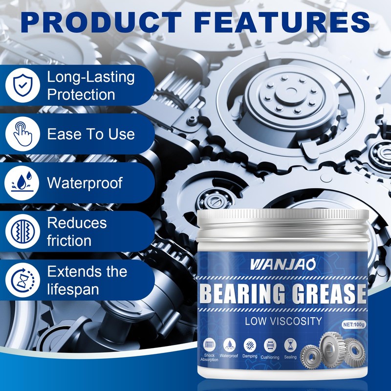 WANJAO Damping Grease, Widely Compatible Durable Rust-Proof Noise Reduction Speed