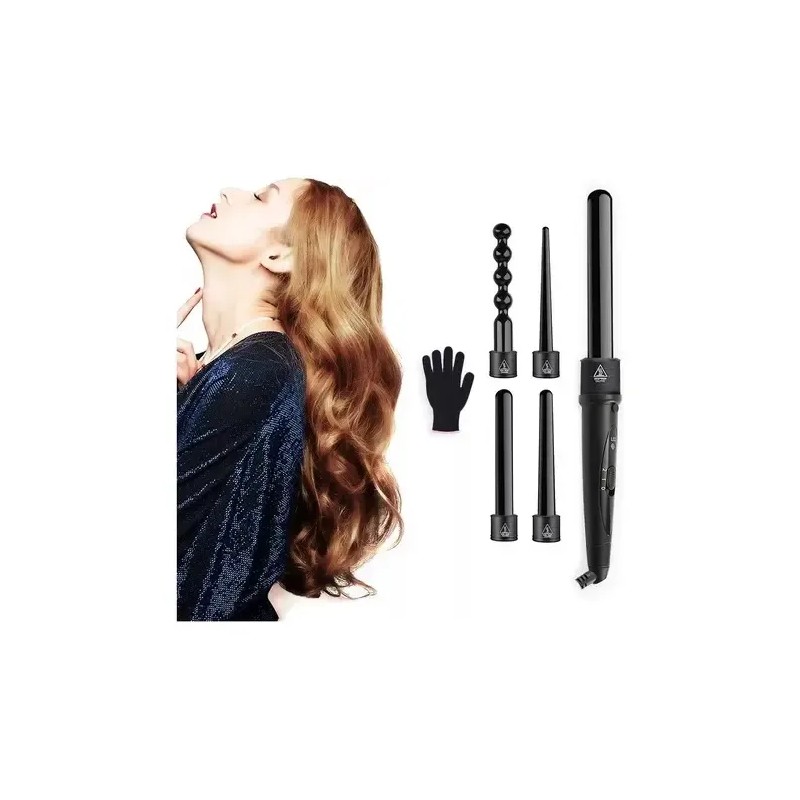 Ferros Rizadora Para Cabello Profesional De Cerámica 4 En 1
