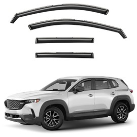 Window Deflectors Smoke Tinted in-Channel Side Window Vent Visor Deflectors Rain Guards Compatible with Mazda CX-50 2023-2025 - 4 pcs. GW0976