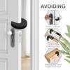 8 piezas de protector multifuncional contra pellizcos en puertas, elegante