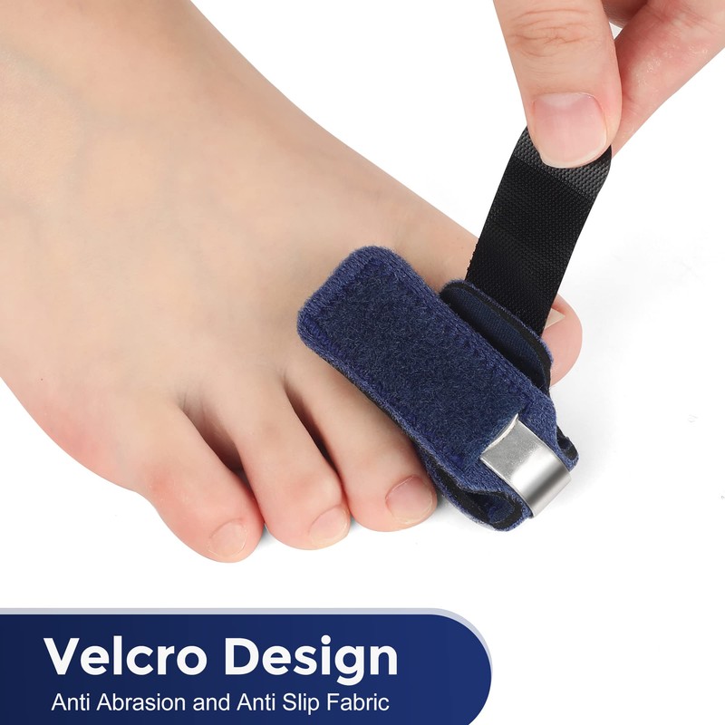 Ajoysoul Toe Splint for Women & Men, Adjustable Straightener Relief