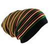 RW Classic Rasta Long Dreadlock Multi Beanie