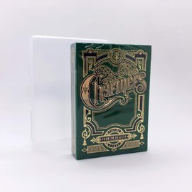 KOOMA Charmers Playing Cards (Green) & Clear Plastic Protective Playing Cards Case