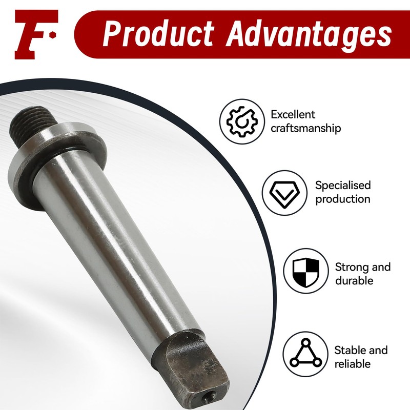 findmall MT MT2 Adapter 2MT Shank To 3/8"-24 Threaded Drill