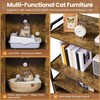 Yaheetech Cat Litter Box Enclosure, Hidden Litter Box Furniture with