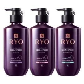 Ryeo 려 자양윤모 9ex 탈모전문케어 지성 중건성 민감성 샴푸 400ml, 택1 [려 자양윤모 민감성 샴푸 400ml x1개] Ryo Jayangyunmo 9ex Hair Loss Care Shampoo for Oily to Combination Sensitive Scalp 400ml, Select 1 [Ryo Jayangyunmo Sensitive Shampoo 400ml x1]