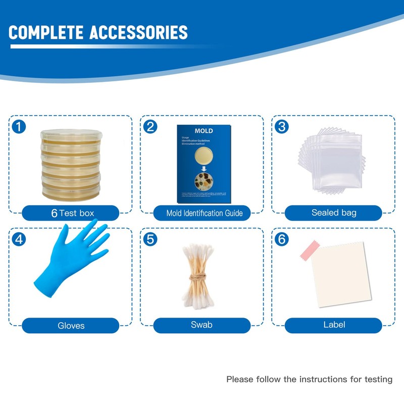 Mold Test Kit for Home -DIY Mold Testing Kit with