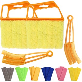 10Pcs Window Blind Cleaner Duster Set, Washable Dusting Cleaner Air Vent Cleaning Tool