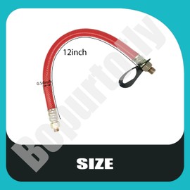 12mm Oil Drain Hose HON1012 Compatible with Honda GC160，GX360, GX390, GX340, GX270, GX240 Series Engines
