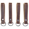 Heavy Duty Leather Tool Belt Accessories (Suspender Loop Attachment 4-Pack)