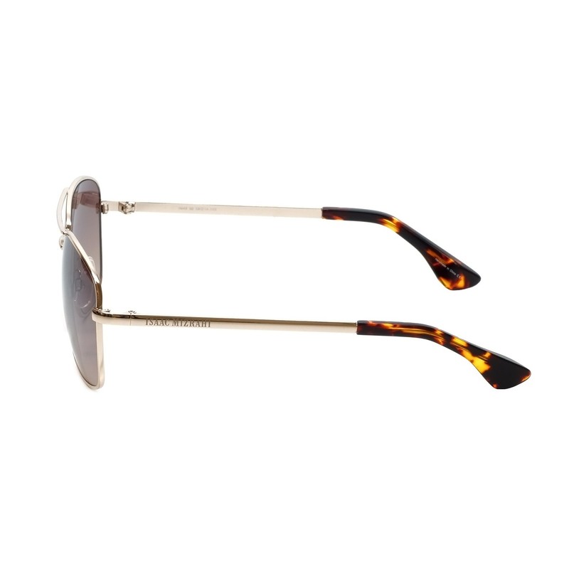 Isaac Mizrahi Designer Sunglasses IM49-60 in Gold 58mm, Gold