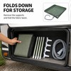 31.5-Inch Foldable Portable Shower Pan with Detachable Drain Pipe