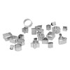 Mini Cookie Cutters, Stainless Steel Geometric Shapes 24pcs Mini Cookie