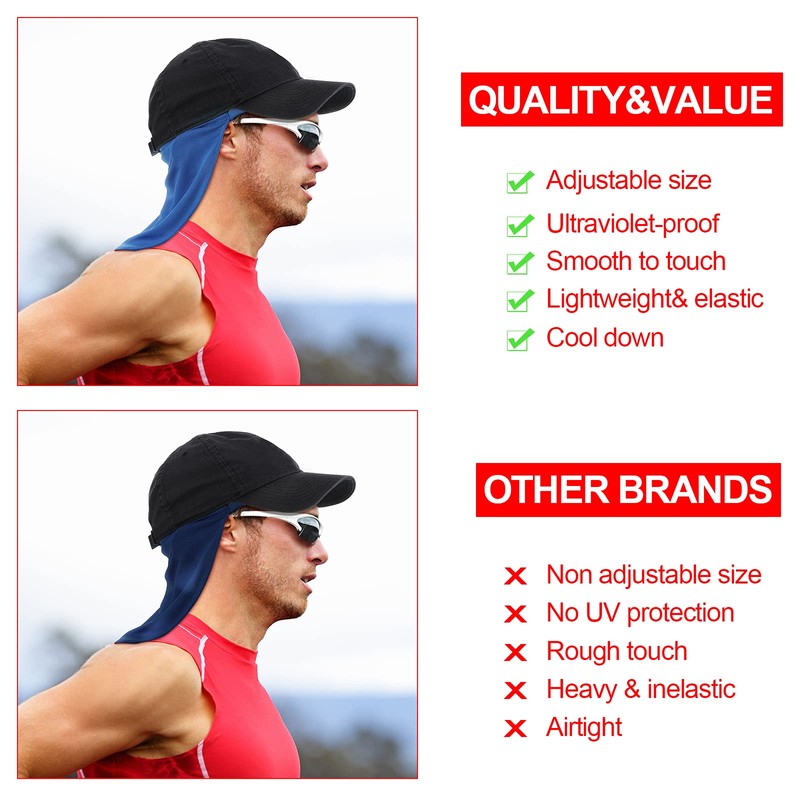 Polaina de cuello unisex con protección solar UV para cuello,