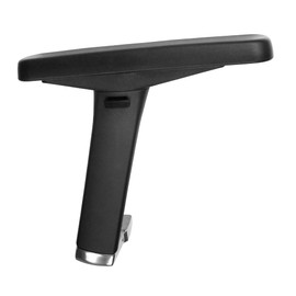 chairpartsonline Height Adjustable Chrome 4D Chair Armrest w/Arm Pads - Pair - S5402-K