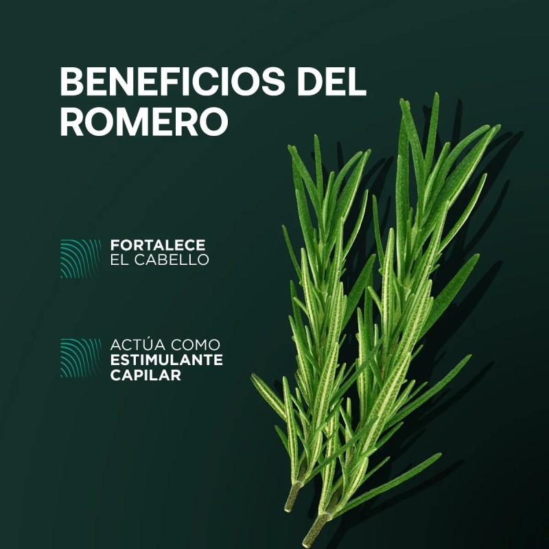 Pack 2 Shampoo Anticaída Romerox Tratamiento Cabello Barba
