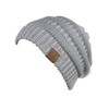 Beanie de punto de punto suave cálido de moda